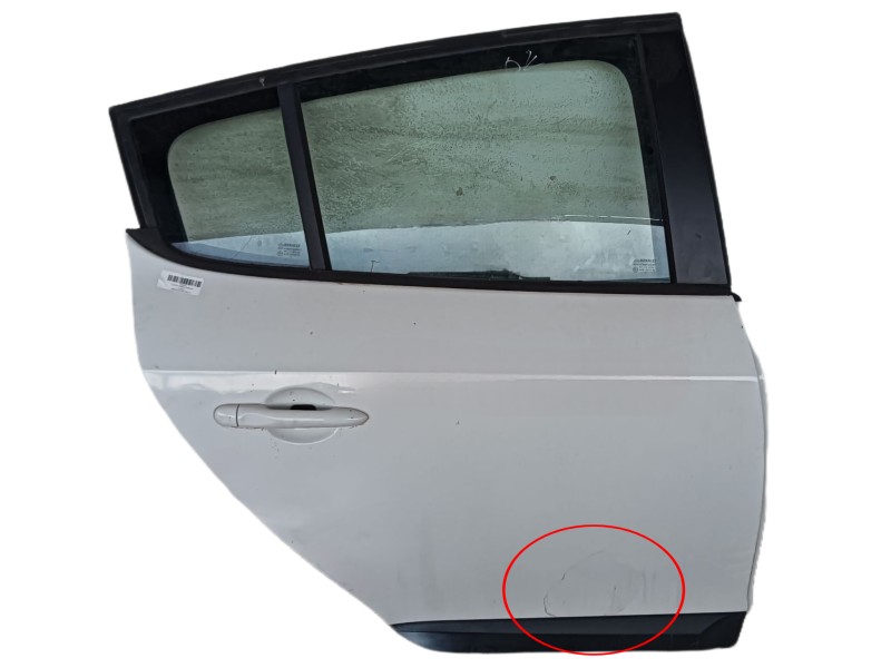 Recambio de puerta trasera derecha para renault megane iii berlina 5 p authentique referencia OEM IAM COMPLETA  