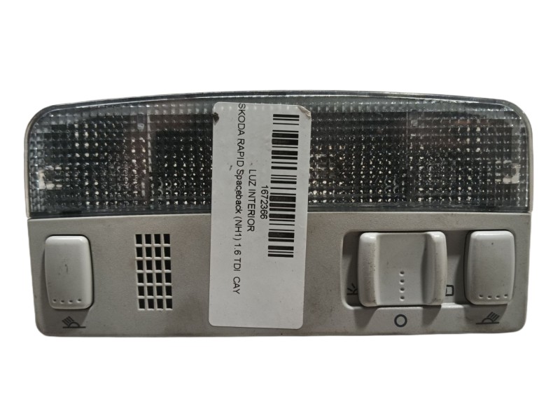 Recambio de luz interior para skoda rapid spaceback (nh1) 1.6 tdi referencia OEM IAM  5JA947105 