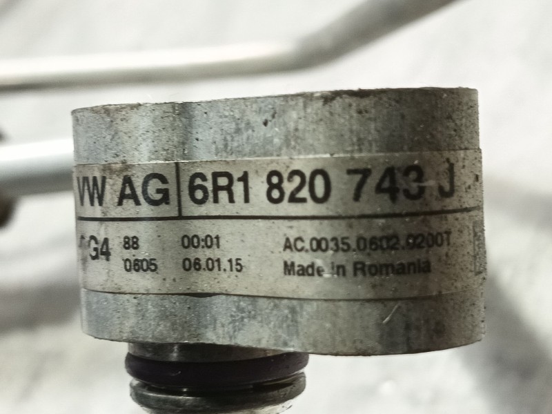 Recambio de tubos aire acondicionado para skoda rapid spaceback (nh1) 1.6 tdi referencia OEM IAM   