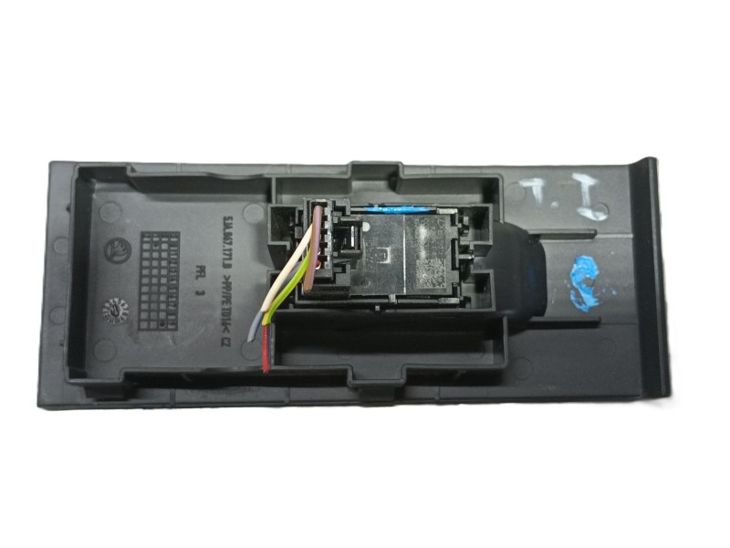 Recambio de mando elevalunas trasero izquierdo para skoda rapid spaceback (nh1) 1.6 tdi referencia OEM IAM   
