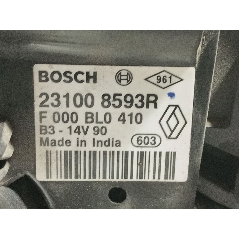 Recambio de alternador para renault clio iv (bh_) 0.9 tce 90 referencia OEM IAM   