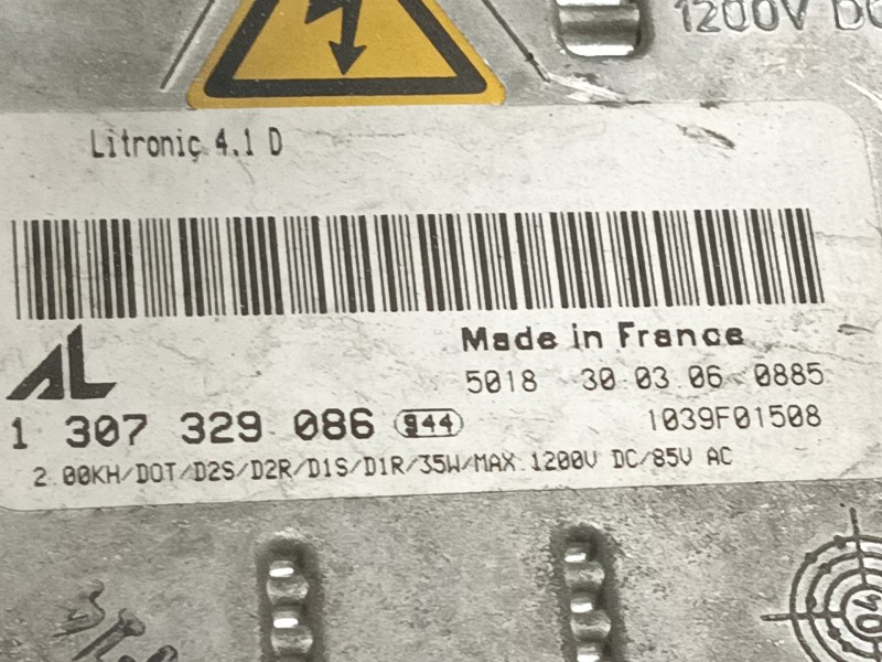 Recambio de faro izquierdo para mazda 6 sedán (gg) 2.0 di (gg14) referencia OEM IAM   