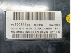 Recambio de cuadro instrumentos para citroën grand c4 spacetourer (3a_, 3e_) 1.2 puretech 130 referencia OEM IAM 0 9835011180  2