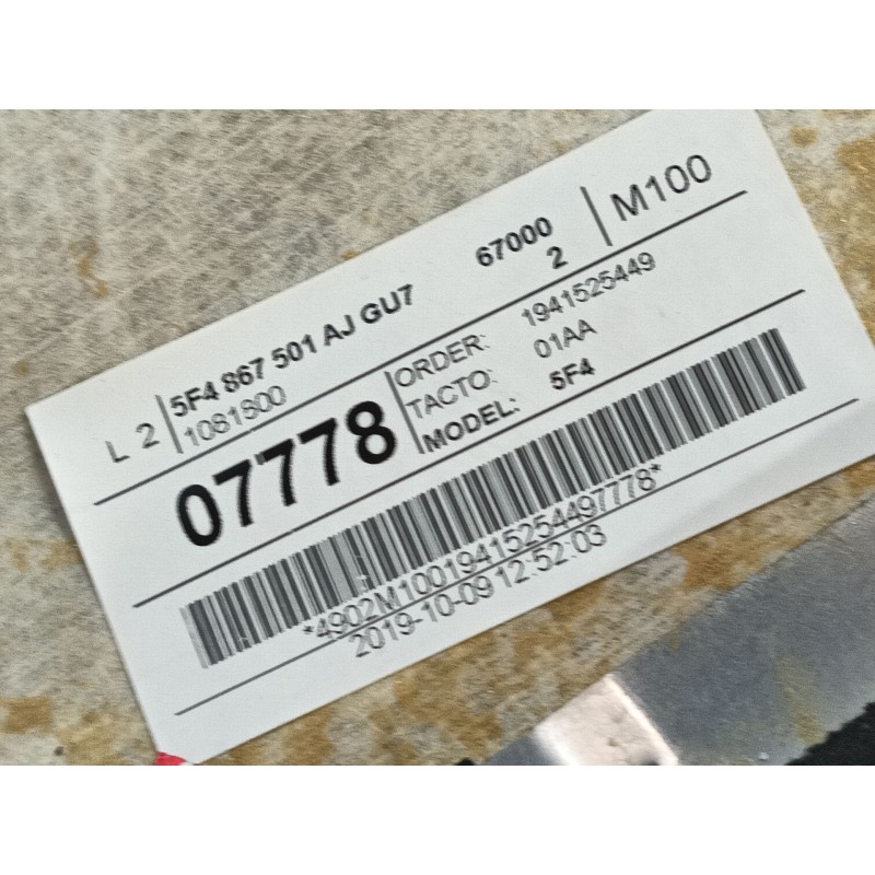 Recambio de techo interior para seat leon (5f1) 2.0 tdi referencia OEM IAM   