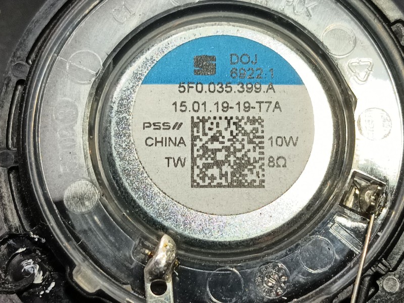 Recambio de altavoz para seat leon (5f1) 2.0 tdi referencia OEM IAM  5F0035456 