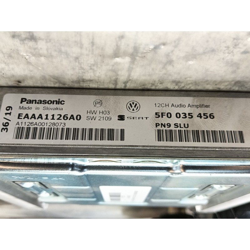 Recambio de altavoz para seat leon (5f1) 2.0 tdi referencia OEM IAM  5F0035456 