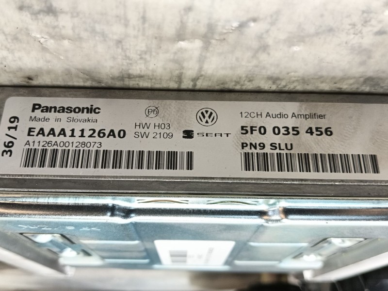 Recambio de altavoz para seat leon (5f1) 2.0 tdi referencia OEM IAM  5F0035456 