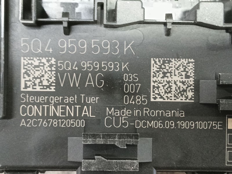 Recambio de modulo confort para seat leon (5f1) 2.0 tdi referencia OEM IAM   