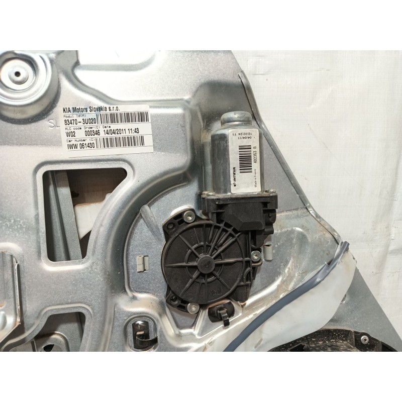 Recambio de elevalunas trasero izquierdo para kia sportage iii (sl) 1.7 crdi referencia OEM IAM   
