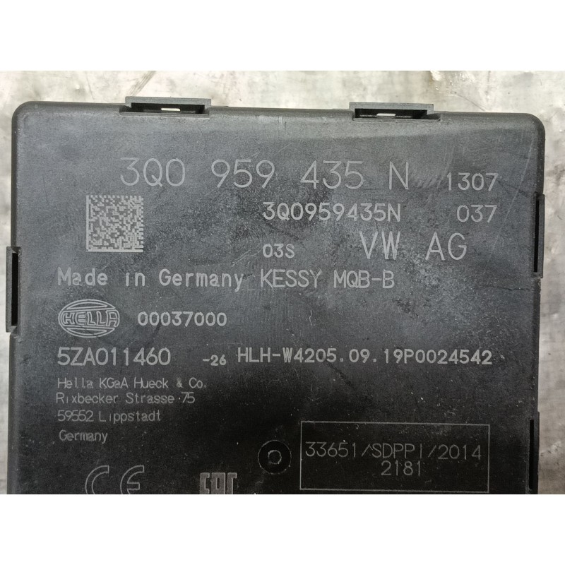 Recambio de modulo electronico para seat leon (5f1) 2.0 tdi referencia OEM IAM  3Q0959435N 