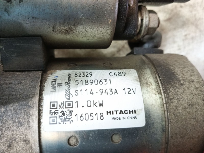 Recambio de motor arranque para fiat 500 (312_) 1.2 (312axa1a) referencia OEM IAM   