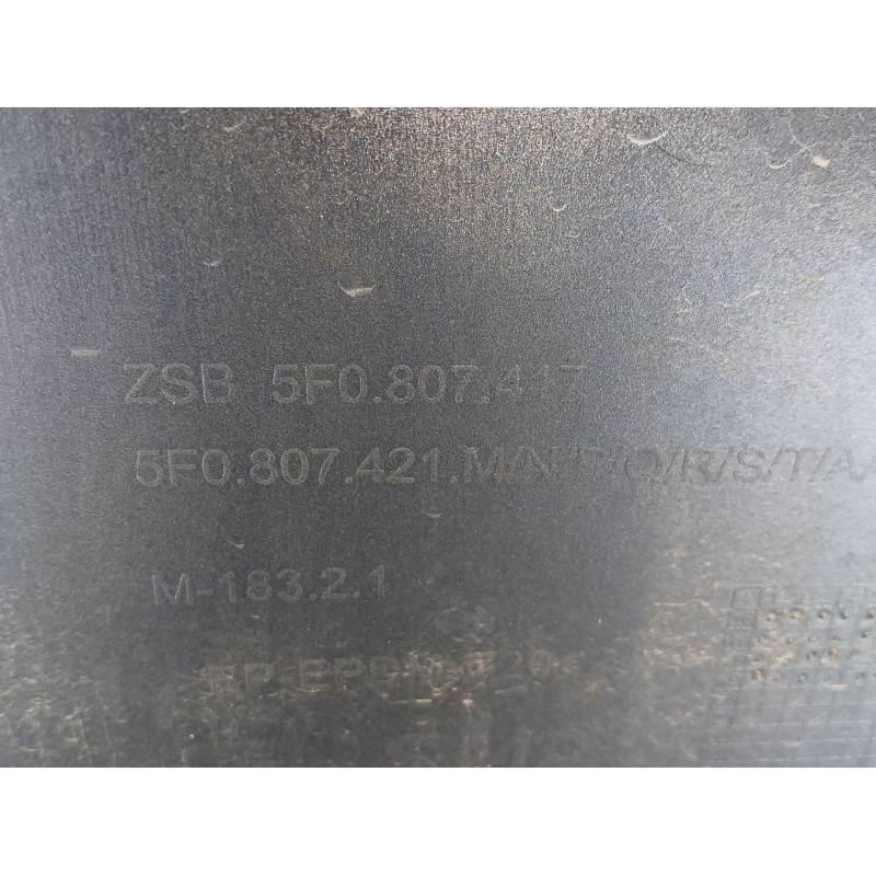 Recambio de paragolpes trasero para seat leon (5f1) 2.0 tdi referencia OEM IAM  5F0807421 