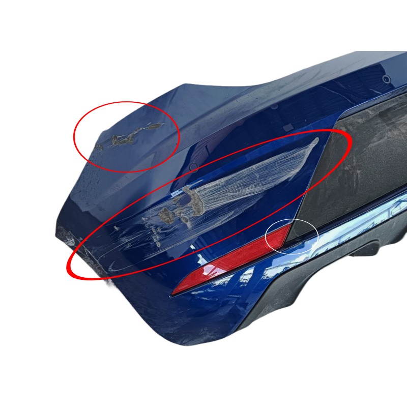 Recambio de paragolpes trasero para seat leon (5f1) 2.0 tdi referencia OEM IAM  5F0807421 