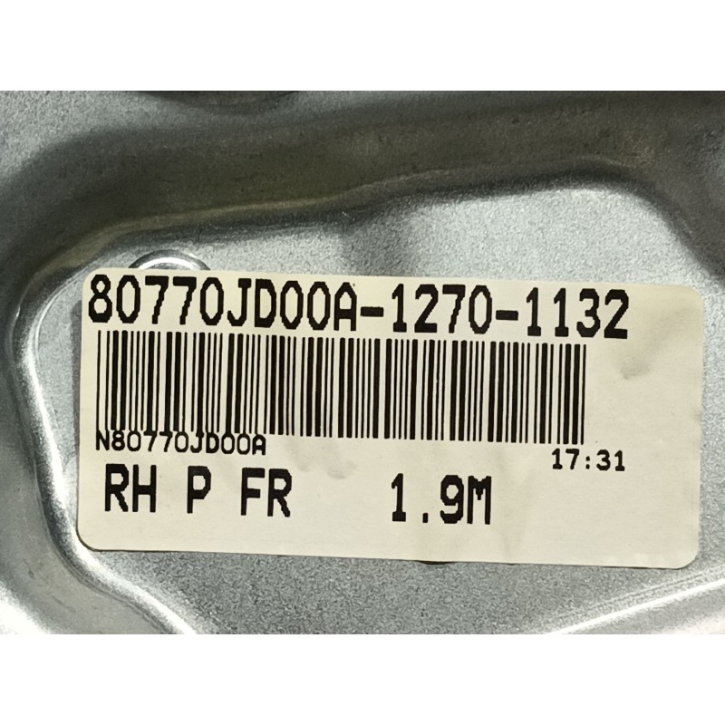 Recambio de elevalunas delantero derecho para nissan qashqai / qashqai +2 i (j10, nj10, jj10e) 1.6 referencia OEM IAM   