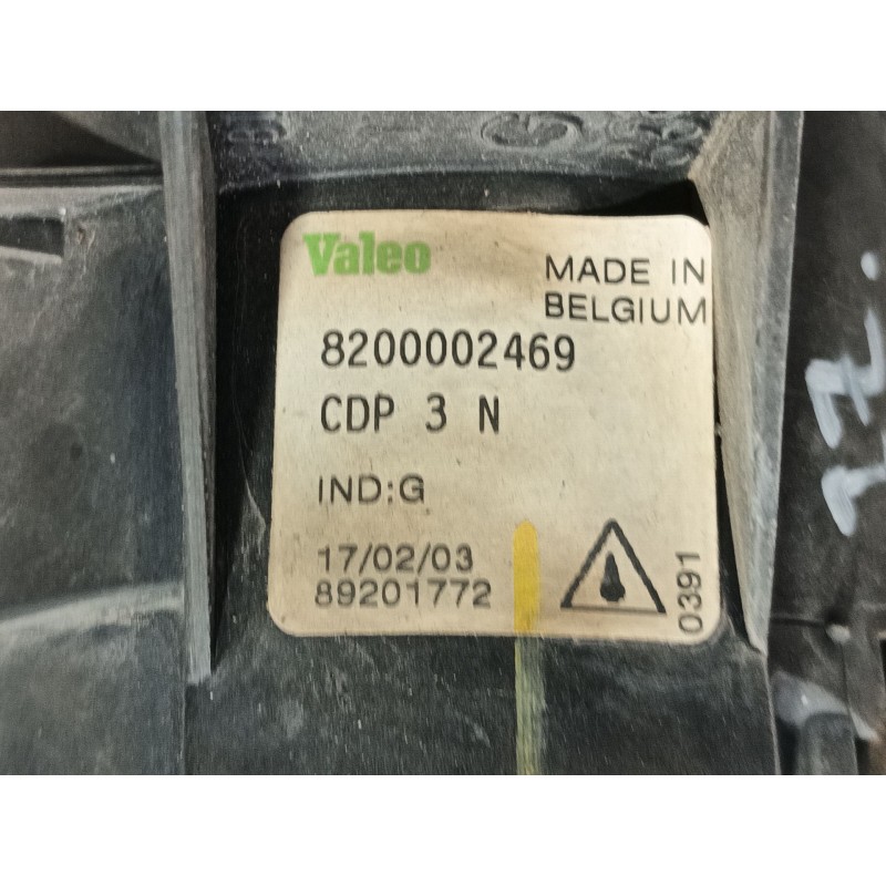 Recambio de faro antiniebla izquierdo para renault clio ii (bb_, cb_) 1.5 dci (b/cb07) referencia OEM IAM 0  