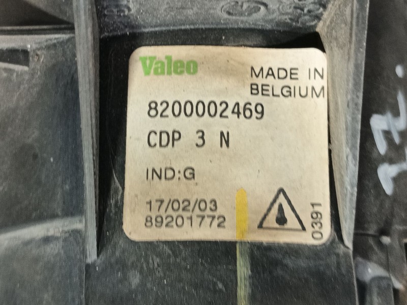 Recambio de faro antiniebla izquierdo para renault clio ii (bb_, cb_) 1.5 dci (b/cb07) referencia OEM IAM 0  