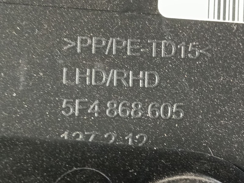 Recambio de guarnecido puerta trasera izquierda para seat leon (5f1) 2.0 tdi referencia OEM IAM  5F9867115 