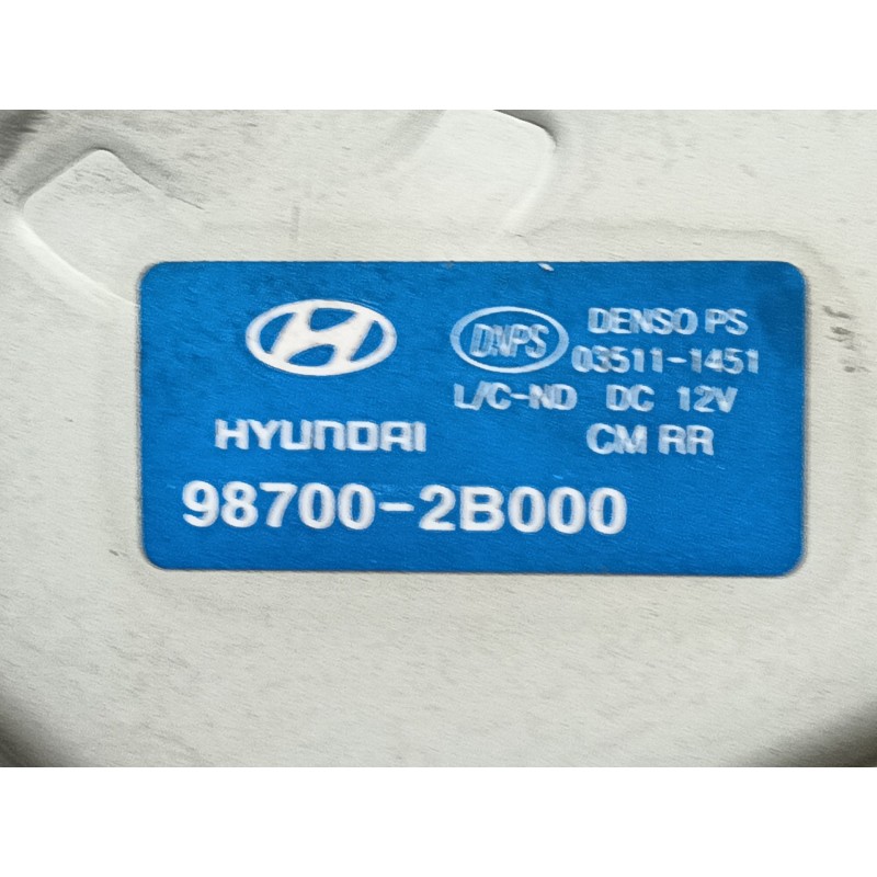 Recambio de motor limpia trasero para hyundai santa fe (bm) 2.2 crdi comfort 4x4 referencia OEM IAM   