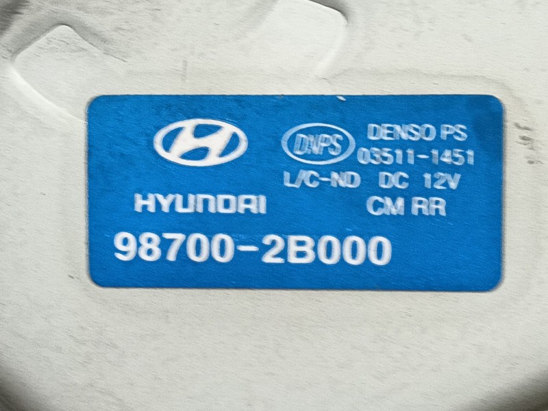 Recambio de motor limpia trasero para hyundai santa fe (bm) 2.2 crdi comfort 4x4 referencia OEM IAM   