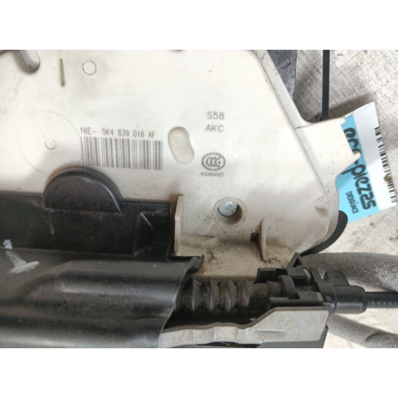 Recambio de cerradura puerta trasera derecha para seat leon (5f1) 2.0 tdi referencia OEM IAM   