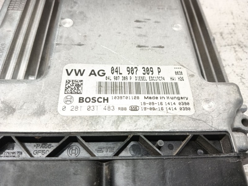 Recambio de centralita motor uce para seat leon (5f1) 2.0 tdi referencia OEM IAM  04L907309P 