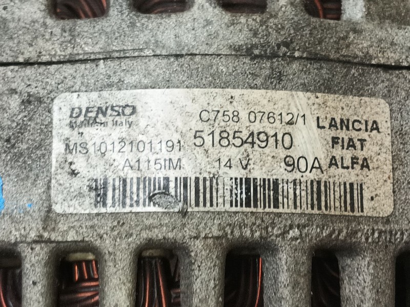 Recambio de alternador para opel combo d expression l1h1 referencia OEM IAM   