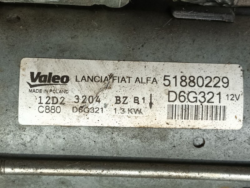 Recambio de motor arranque para opel combo d expression l1h1 referencia OEM IAM   