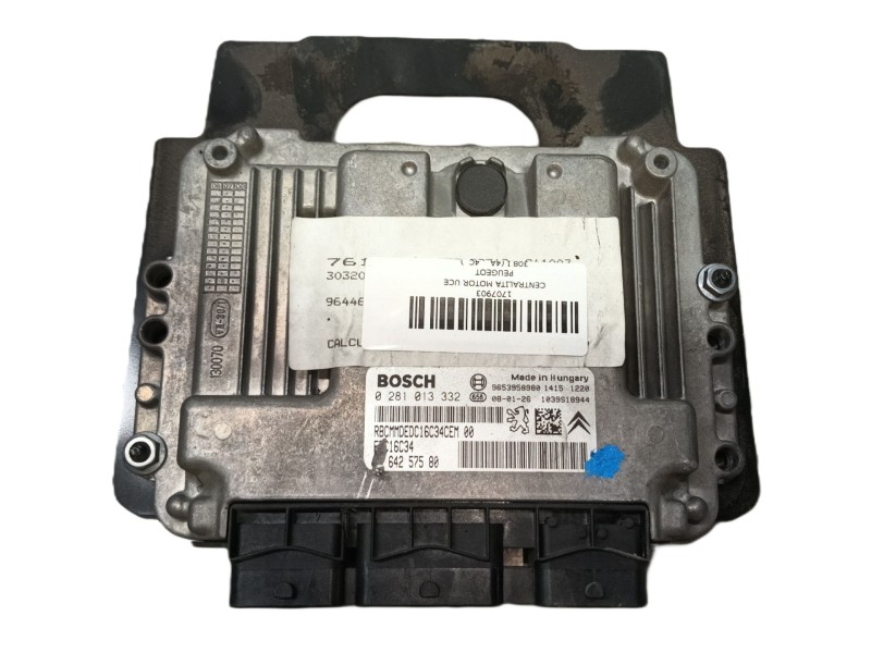Recambio de centralita motor uce para peugeot 308 i (4a_, 4c_) 1.6 hdi referencia OEM IAM  9653958980 