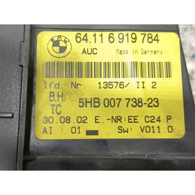 Recambio de mando calefaccion / aire acondicionado para bmw 3 (e46) 320 d referencia OEM IAM 0 64116919784 