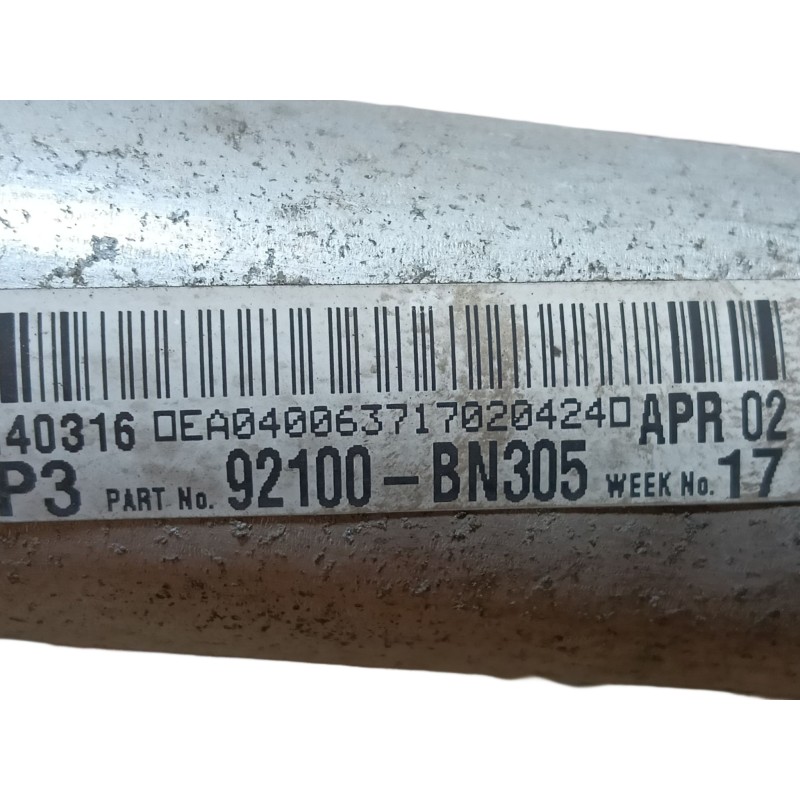 Recambio de condensador / radiador aire acondicionado para nissan almera ii hatchback (n16) 2.2 di referencia OEM IAM 0 92100BN3