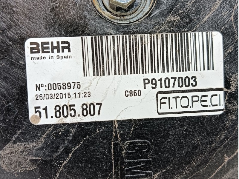 Recambio de electroventilador para citroën nemo monospace 1.3 hdi 75 referencia OEM IAM  P9107003 