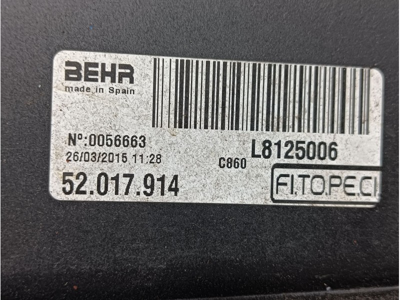 Recambio de electroventilador para citroën nemo monospace 1.3 hdi 75 referencia OEM IAM  P9107003 