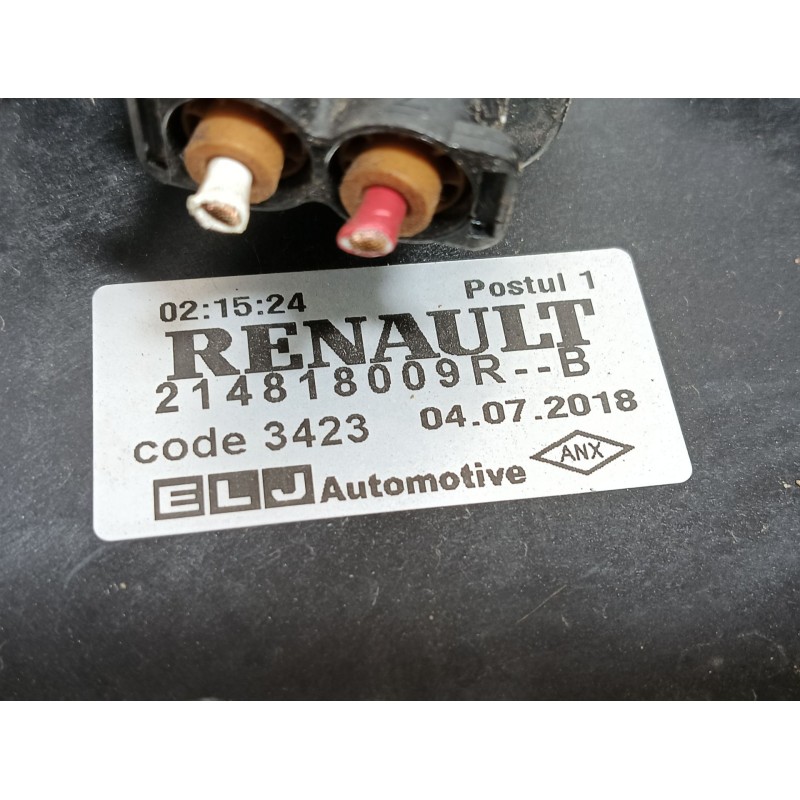 Recambio de electroventilador para renault clio iv (bh_) 0.9 tce 90 referencia OEM IAM  214818009R 