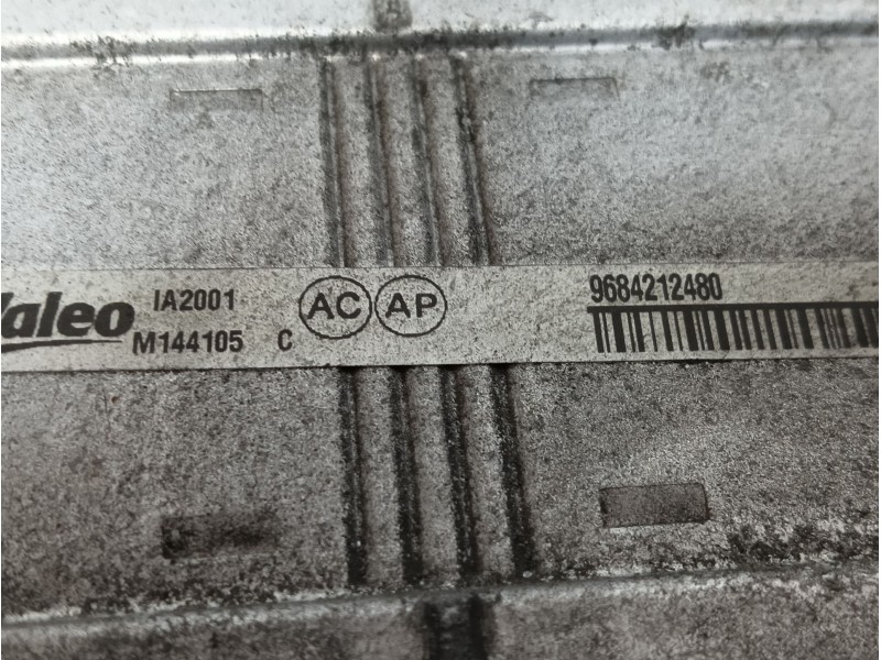 Recambio de intercooler para citroën c4 grand picasso exclusive referencia OEM IAM  9684212480 