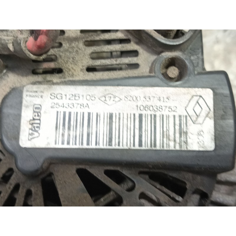 Recambio de alternador para nissan kubistar furgoneta (x76) 1.5 dci referencia OEM IAM   