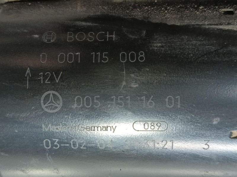 Recambio de motor arranque para mercedes-benz vaneo (w414) furgoneta compacta 1.7 cdi vaneo (414.700) referencia OEM IAM   