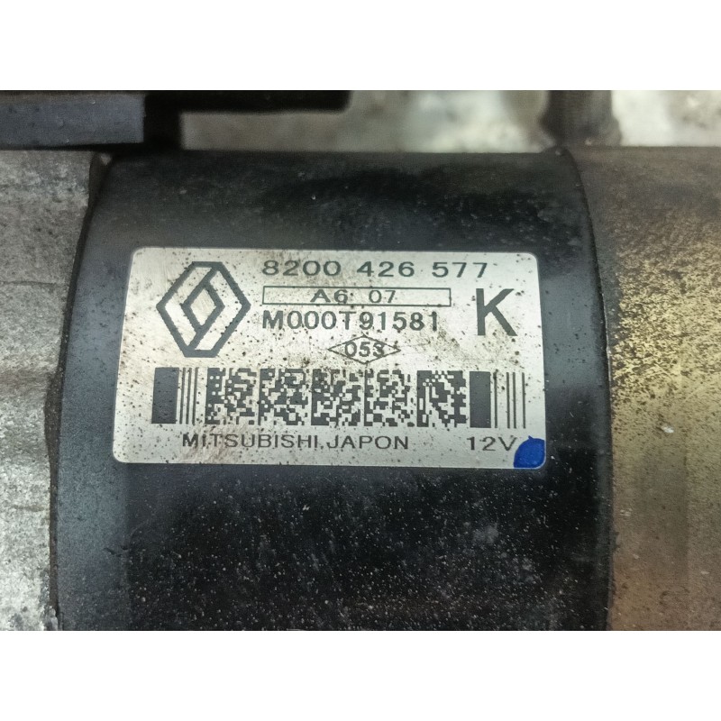 Recambio de motor arranque para nissan kubistar furgoneta (x76) 1.5 dci referencia OEM IAM   