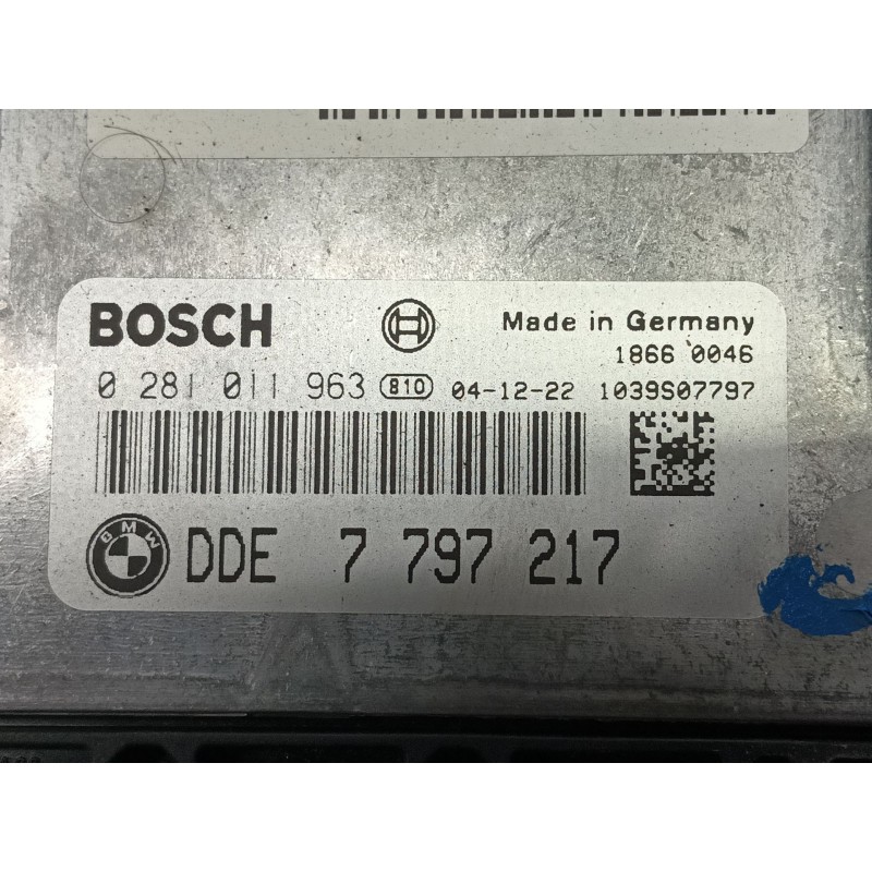 Recambio de centralita motor uce para bmw 1 (e87) 120 d referencia OEM IAM   