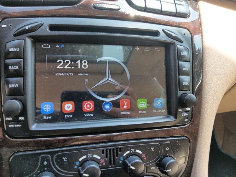 Recambio de sistema audio / radio cd para mercedes-benz clase c (w203) c 200 kompressor (203.045) referencia OEM IAM   