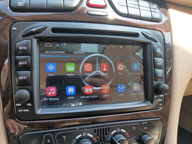Recambio de sistema audio / radio cd para mercedes-benz clase c (w203) c 200 kompressor (203.045) referencia OEM IAM   