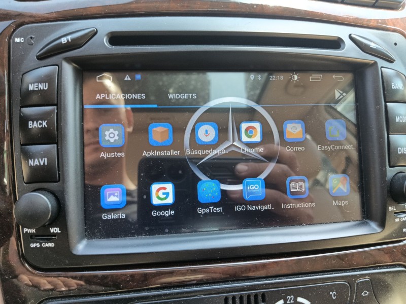 Recambio de sistema audio / radio cd para mercedes-benz clase c (w203) c 200 kompressor (203.045) referencia OEM IAM   