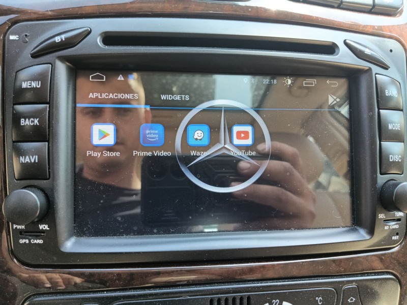 Recambio de sistema audio / radio cd para mercedes-benz clase c (w203) c 200 kompressor (203.045) referencia OEM IAM   