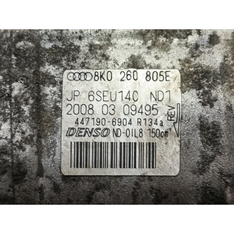 Recambio de compresor aire acondicionado para audi a5 (8t3) 1.8 tfsi referencia OEM IAM  8K0260805E 