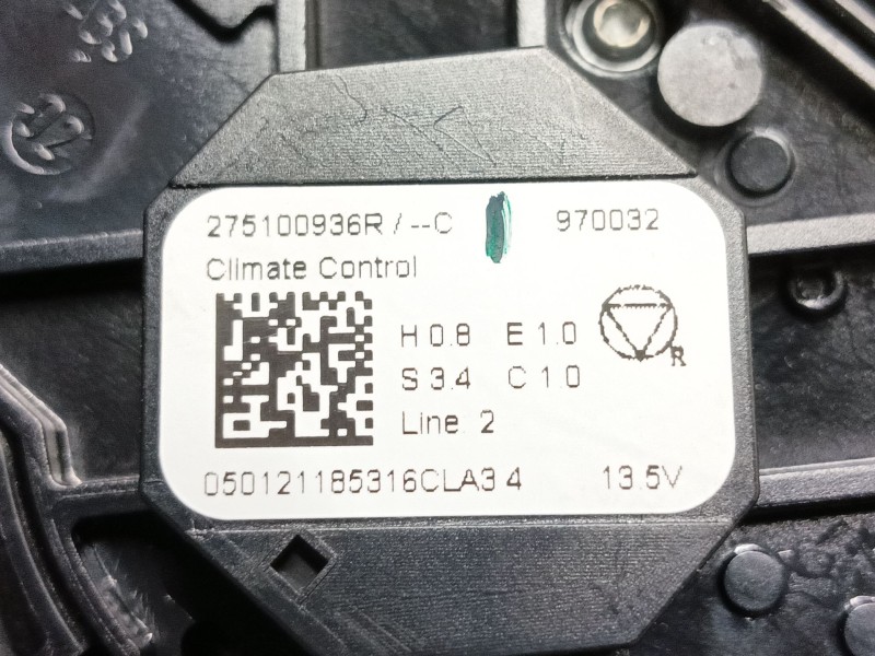 Recambio de mando calefaccion / aire acondicionado para renault arkana i (lcm_, ldn_) 1.6 e-tech 145 (ldmu) referencia OEM IAM  