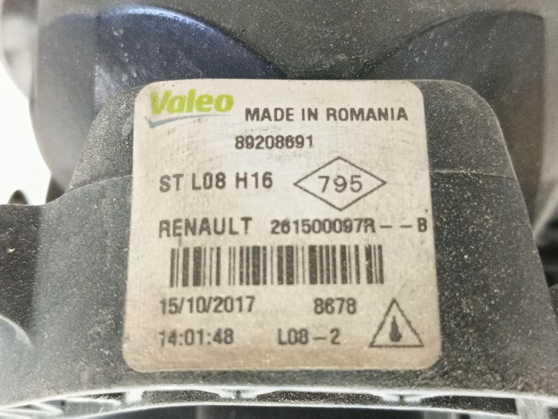 Recambio de faro antiniebla derecho para dacia logan ii 1.5 dci referencia OEM IAM   