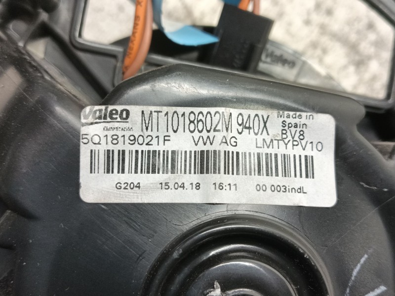 Recambio de motor calefaccion para seat leon (5f1) 1.2 tsi referencia OEM IAM   