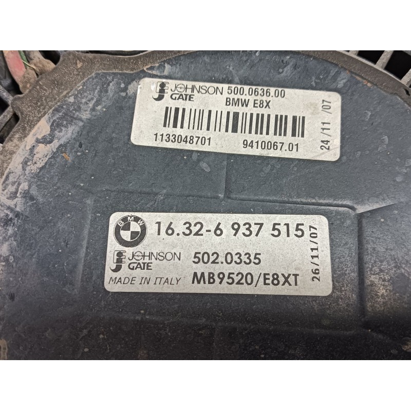 Recambio de electroventilador para bmw 1 (e87) 120 d referencia OEM IAM  500063600 