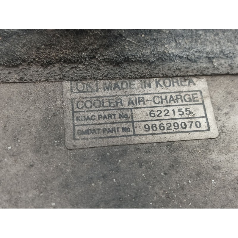 Recambio de intercooler para chevrolet captiva (c100, c140) 2.0 d 4wd referencia OEM IAM  96629070 