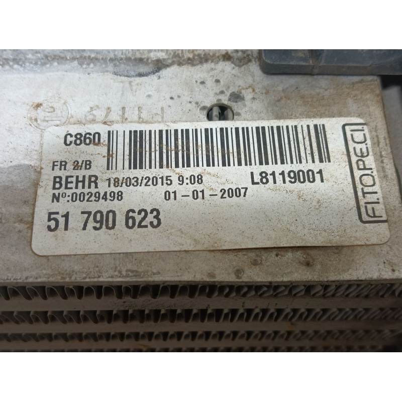 Recambio de intercooler para citroën nemo monospace 1.3 hdi 75 referencia OEM IAM  L8119001 