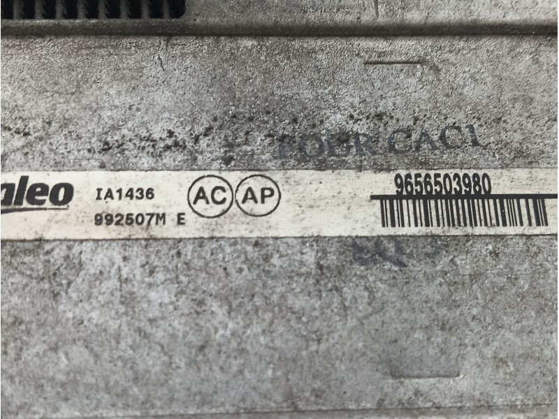 Recambio de intercooler para peugeot 308 i (4a_, 4c_) 1.6 hdi referencia OEM IAM  9656503980 